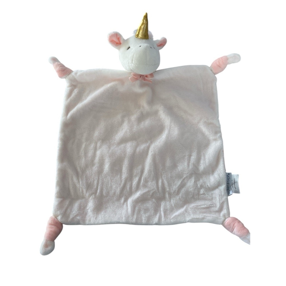 Stephen Joseph  Unicorn Knotted Corner Security Blanket Lovey Baby Plush